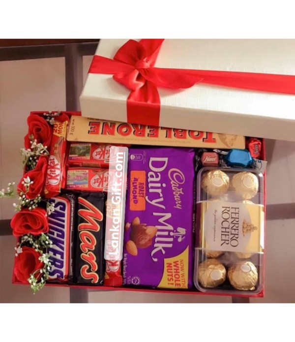 Custom chocolate gift box