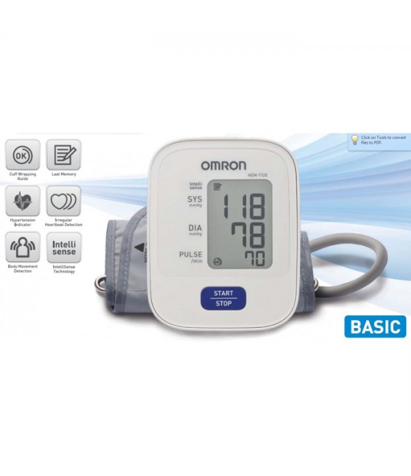 Omron blood pressure monitor